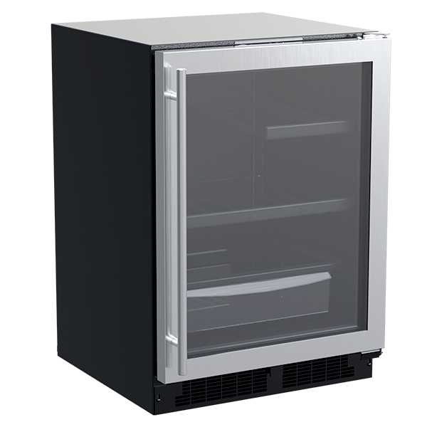 Marvel - 23.875 Inch 5.3 cu. ft Built In / Integrated Undercounter Refrigerator in Stainless - MLRE224-SG01A