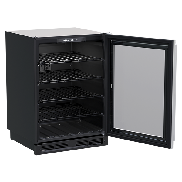 Marvel - 34.25 Inch 5.7 cu. ft Built In / Integrated Wine Fridge Refrigerator in Stainless - MLWC024-SG01A