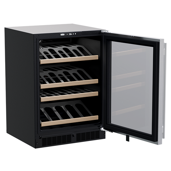 Marvel - 23.875 Inch 5.3 cu. ft Built In / Integrated Wine Fridge Refrigerator in Stainless - MLWC224-SG01A