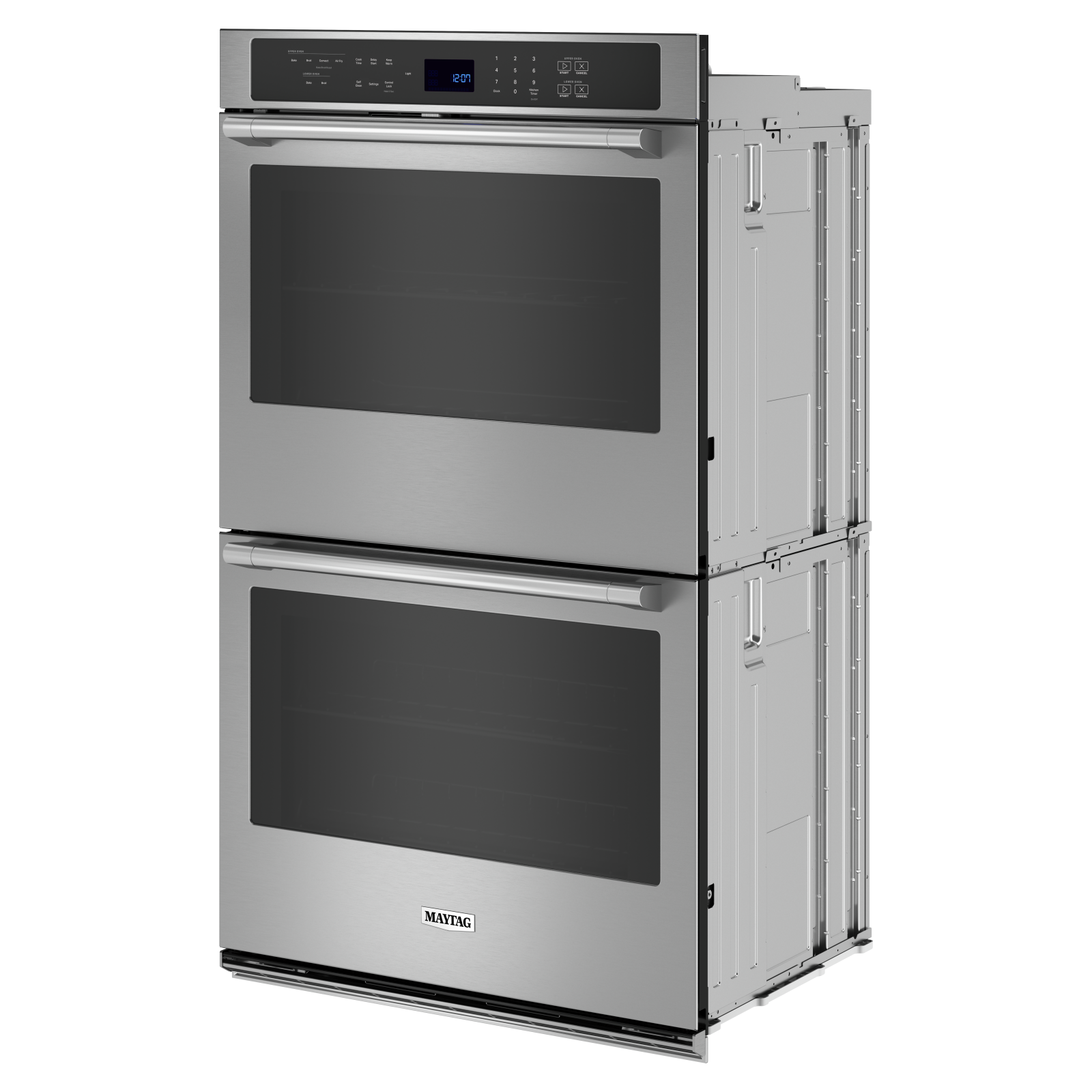 Maytag - 8.6 cu. ft Double Wall Oven in Stainless - MOED6027LZ