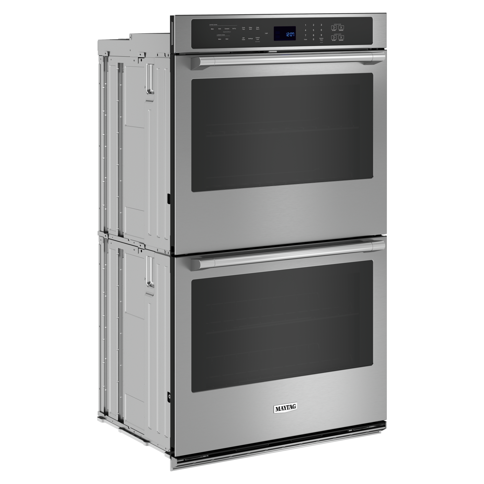 Maytag - 10 cu. ft Double Wall Oven in Stainless - MOED6030LZ