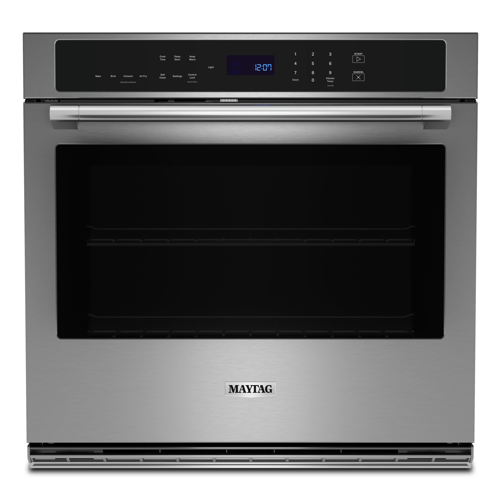 Maytag - 4.3 cu. ft Single Wall Oven in Stainless - MOES6027LZ