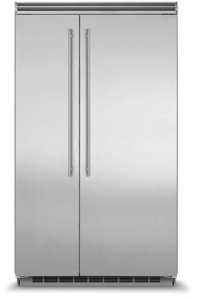 Marvel - 48 Inch 29.05 cu. ft Side by Side Refrigerator in Stainless - MP48SS2NS