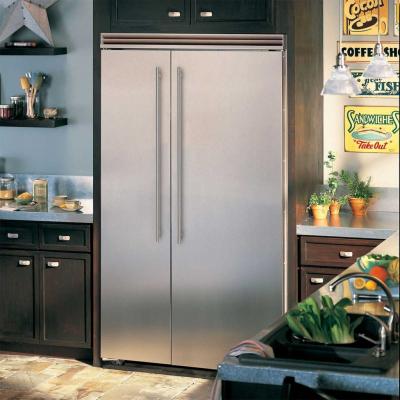 Marvel - 48 Inch 29.05 cu. ft Side by Side Refrigerator in Stainless - MP48SS2NS
