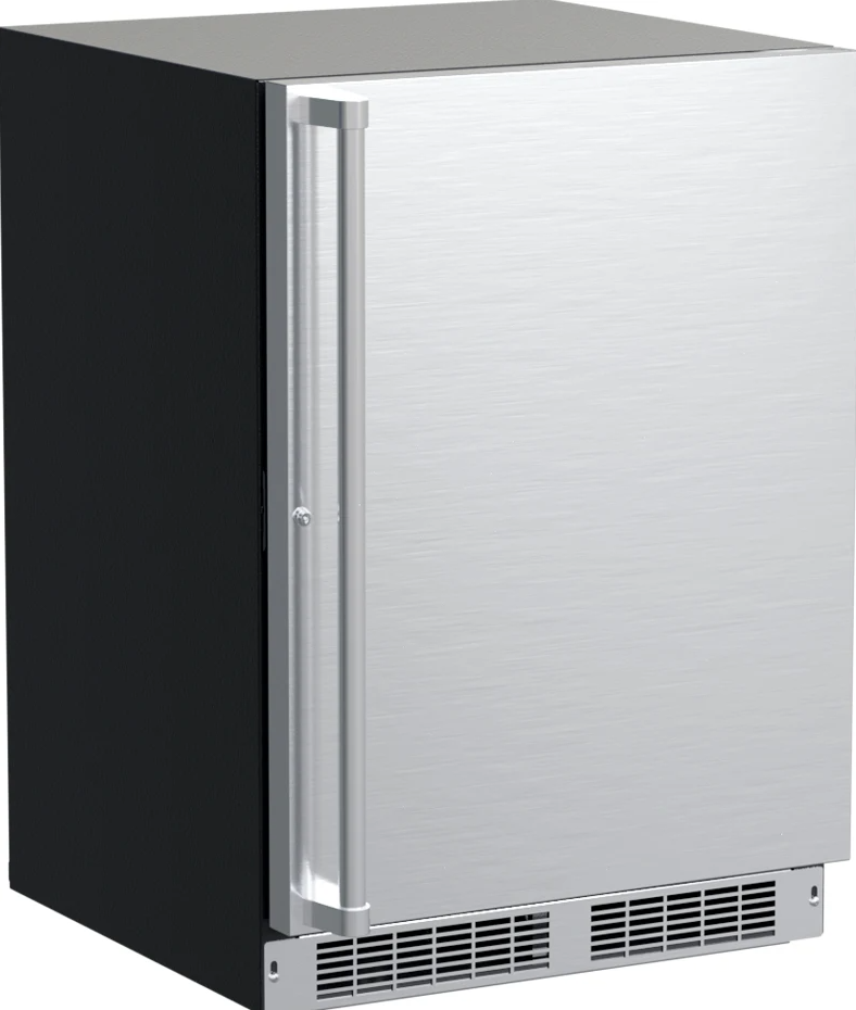 Marvel - 24 Inch 4.6 cu. ft Under Counter Fridge Refrigerator in Stainless - MPFZ424-SS31A