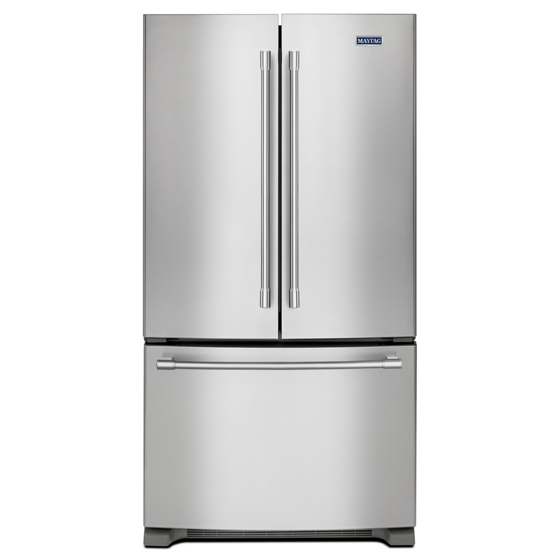 Maytag - 32.625 Inch 70.125 cu. ft French Door Refrigerator in Stainless - MRFF5033PZ