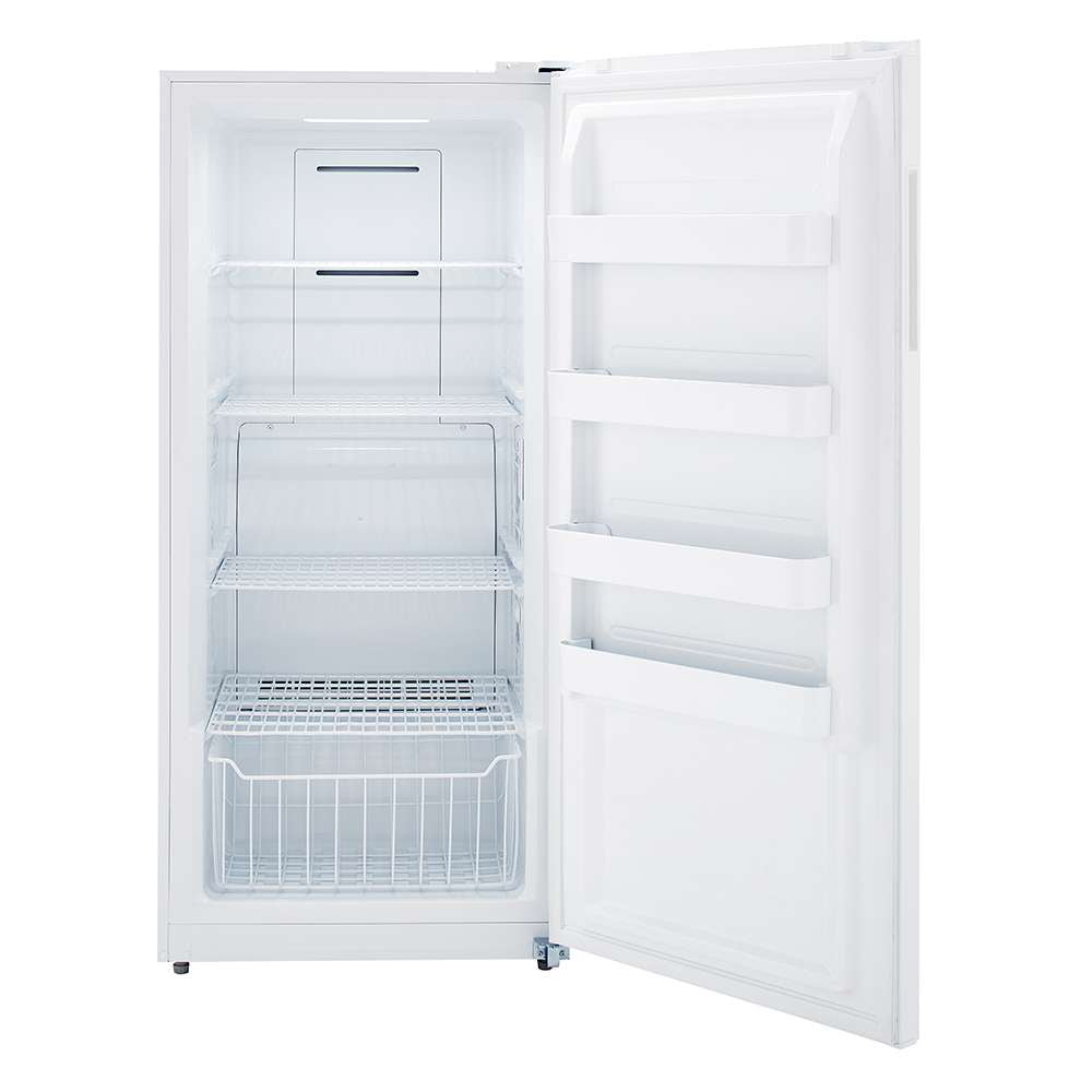 Midea - 13.6 cu. Ft  Upright Freezer in White - MRU14F2AWW