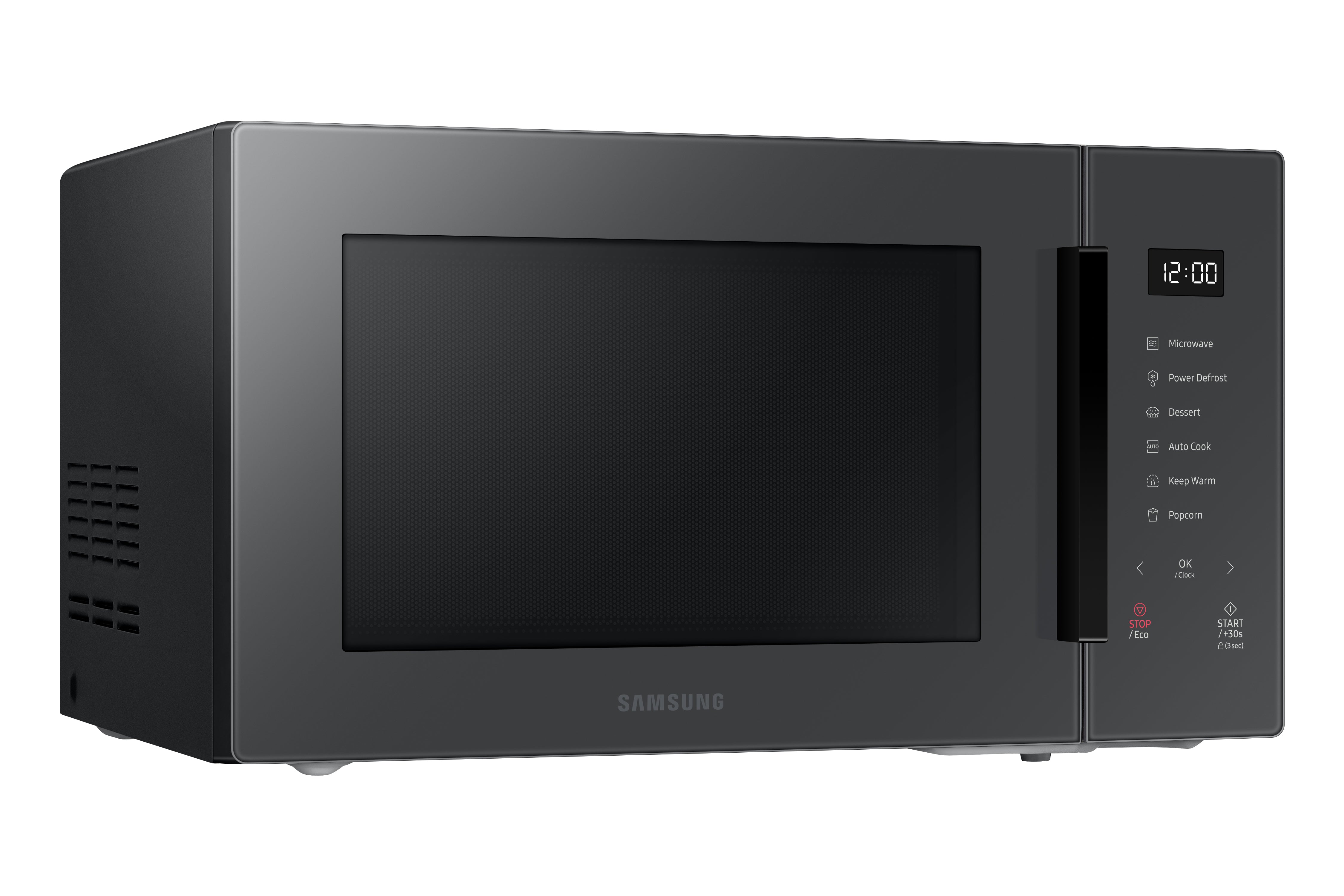 Samsung - 1.1 cu. Ft  Counter top Microwave in Grey - MS11T5018AC