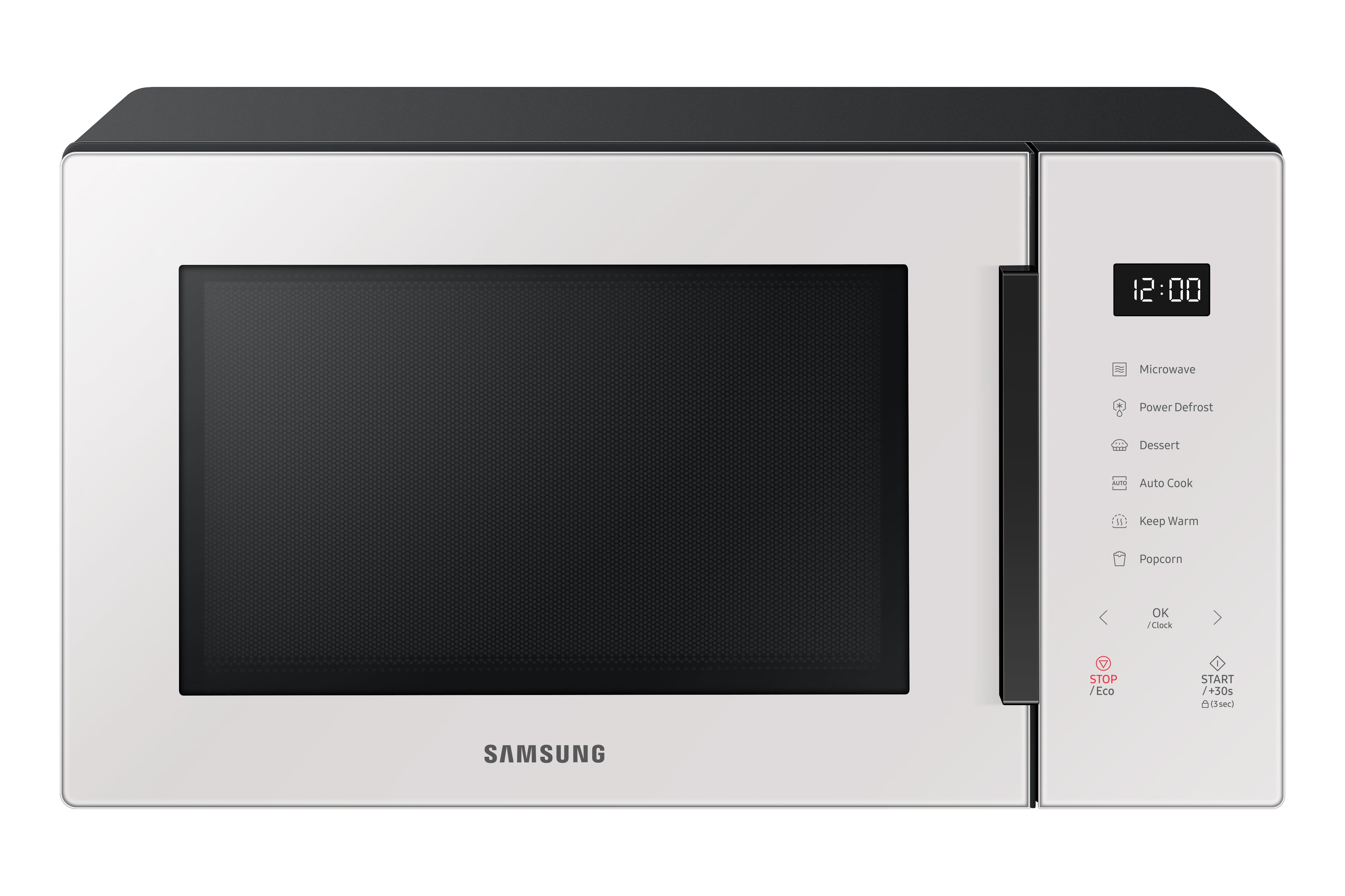Samsung - 1.1 cu. Ft  Counter top Microwave in White - MS11T5018AE