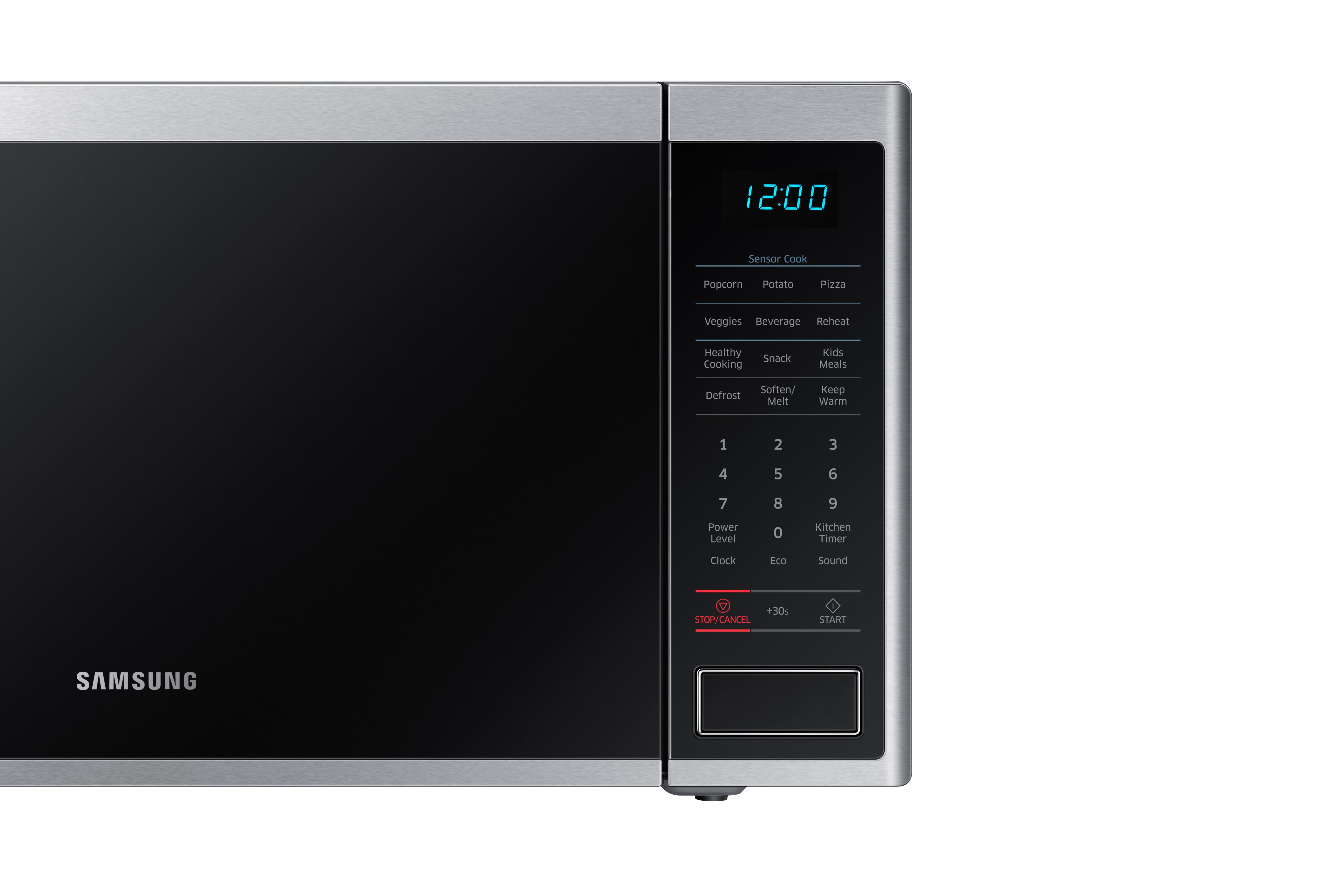 Samsung - 1.4 cu. Ft  Counter top Microwave in Stainless - MS14K6000AS