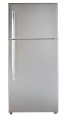 GE - 29 Inch 18 cu. ft Top Mount Refrigerator in Stainless - MTE18GSKSS
