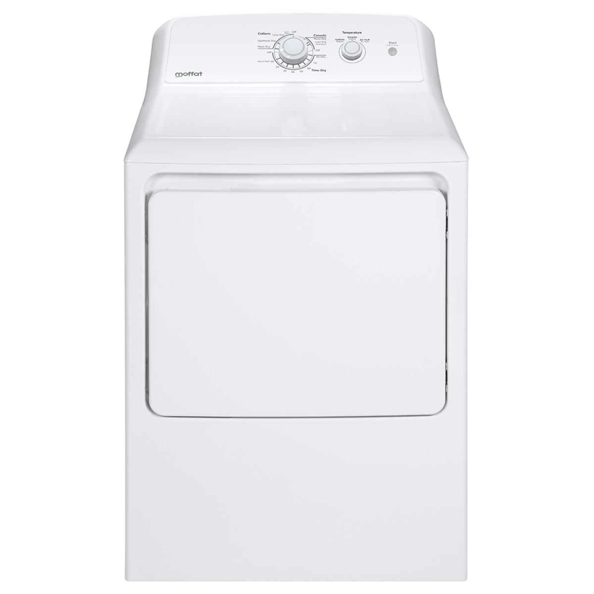 GE - 6.2 cu. Ft  Electric Dryer in White - MTX22EBMRWW