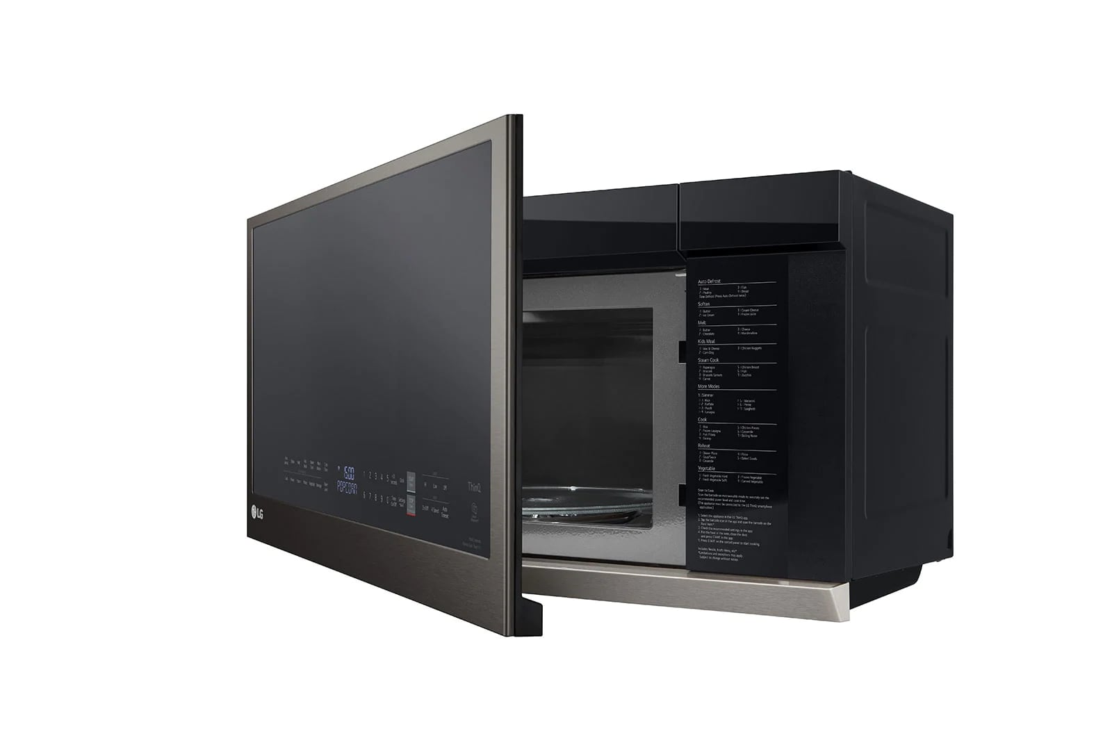 LG - 2.1 cu. Ft  Over the range Microwave in Black Stainless - MVEL2137D
