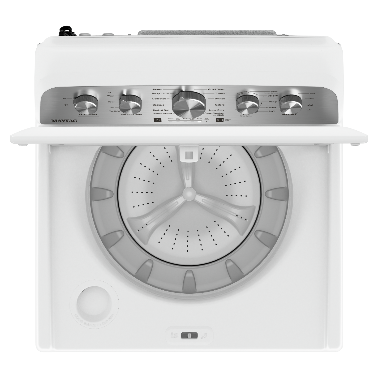 Maytag - 5.5 cu. Ft  Top Load Washer in White - MVW5430MW