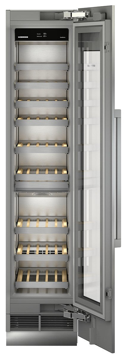 Liebherr - 17.75 Inch 8.2 cu. ft Built In / Integrated Wine Fridge Refrigerator in Stainless - MW1800