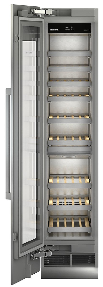 Liebherr - 17.75 Inch 8.2 cu. ft Built In / Integrated Wine Fridge Refrigerator in Stainless - MW1801