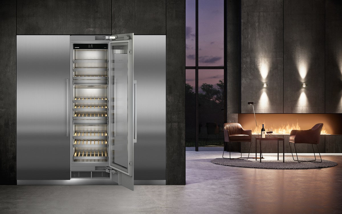 Liebherr - 23.75 Inch 11.3 cu. ft Built In / Integrated Wine Fridge Refrigerator in Panel Ready - MW2400