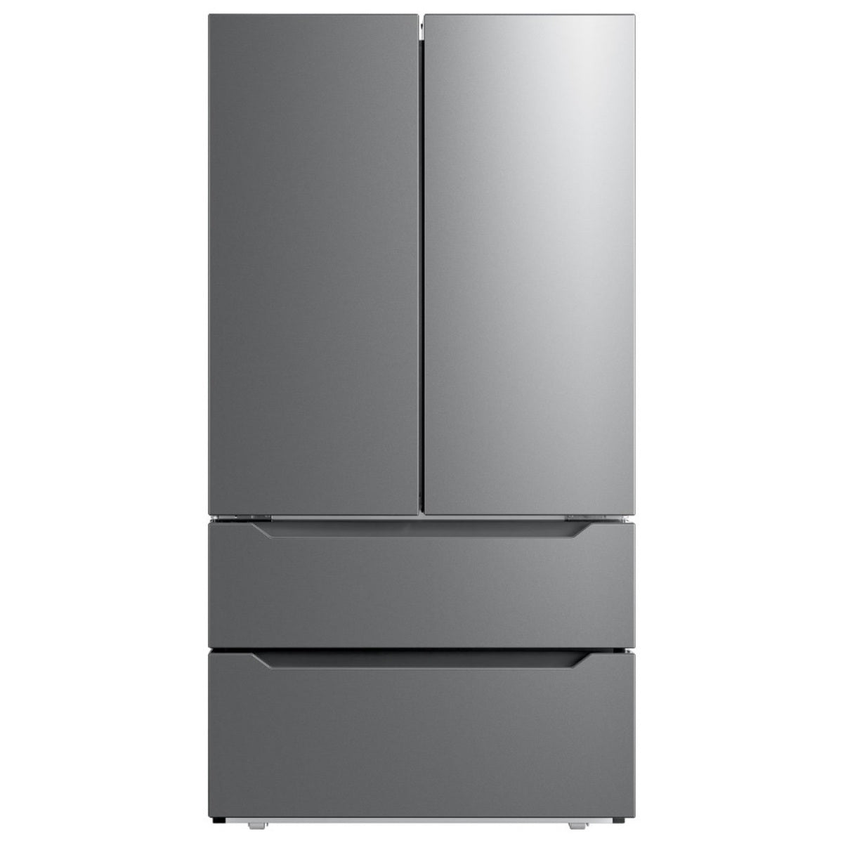 Moffat - 35.83 Inch 22 cu. ft French Door Refrigerator in Stainless - MWE22FYPKFS