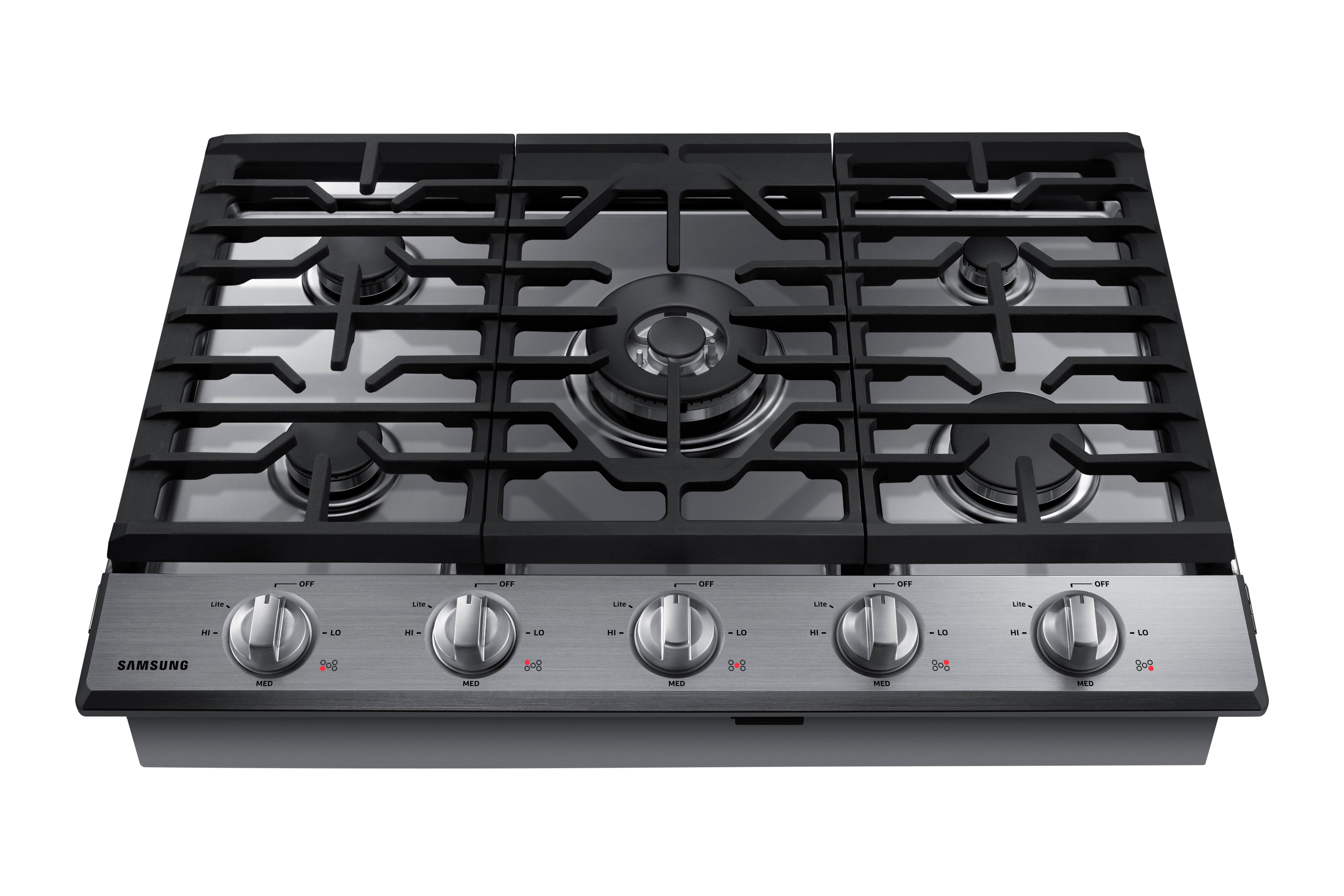 Samsung - 30 inch wide Gas Cooktop in Stainless - NA30N6555TS