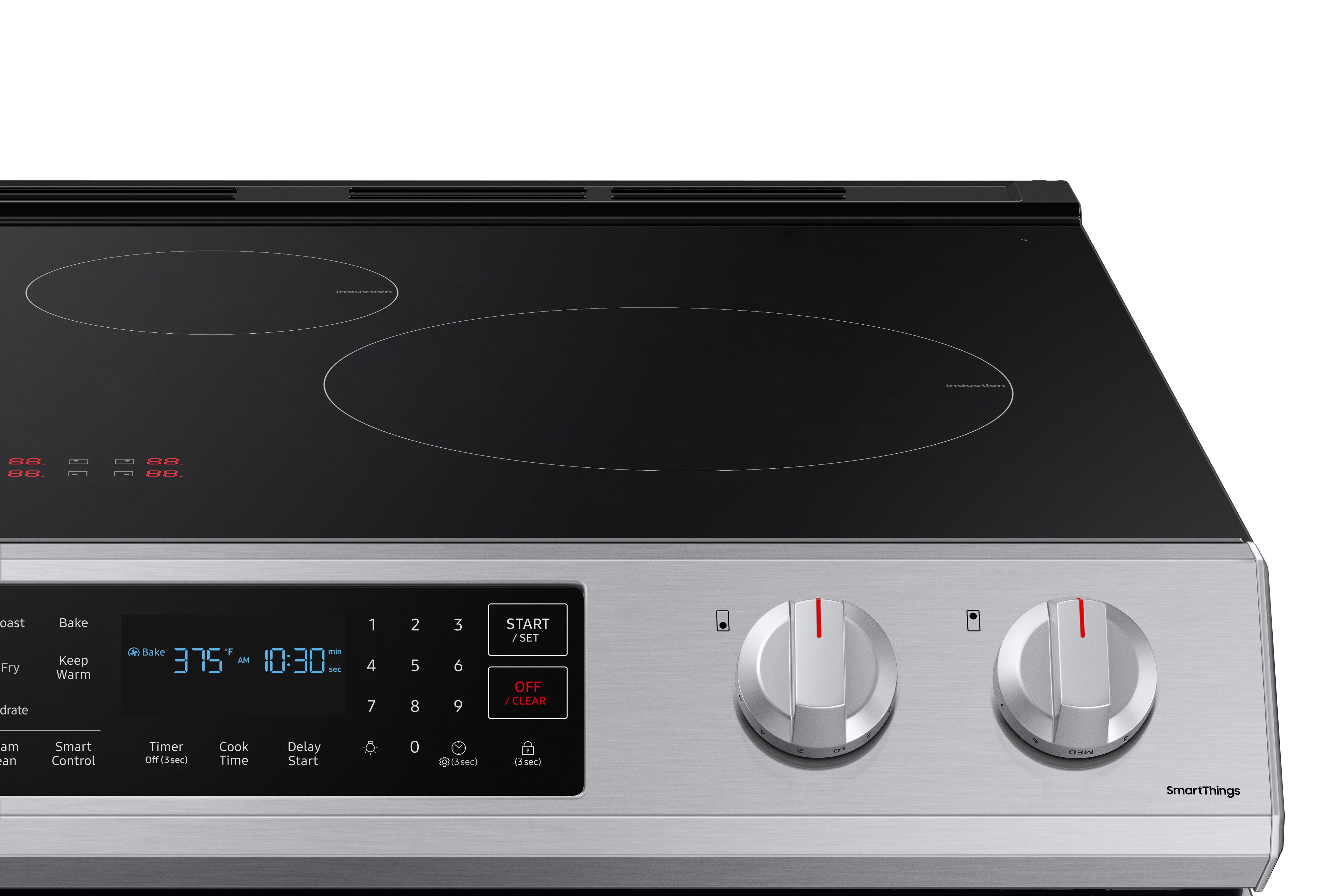 Samsung - 6.3 cu. ft  Induction Range in Stainless - NE63B8411SS