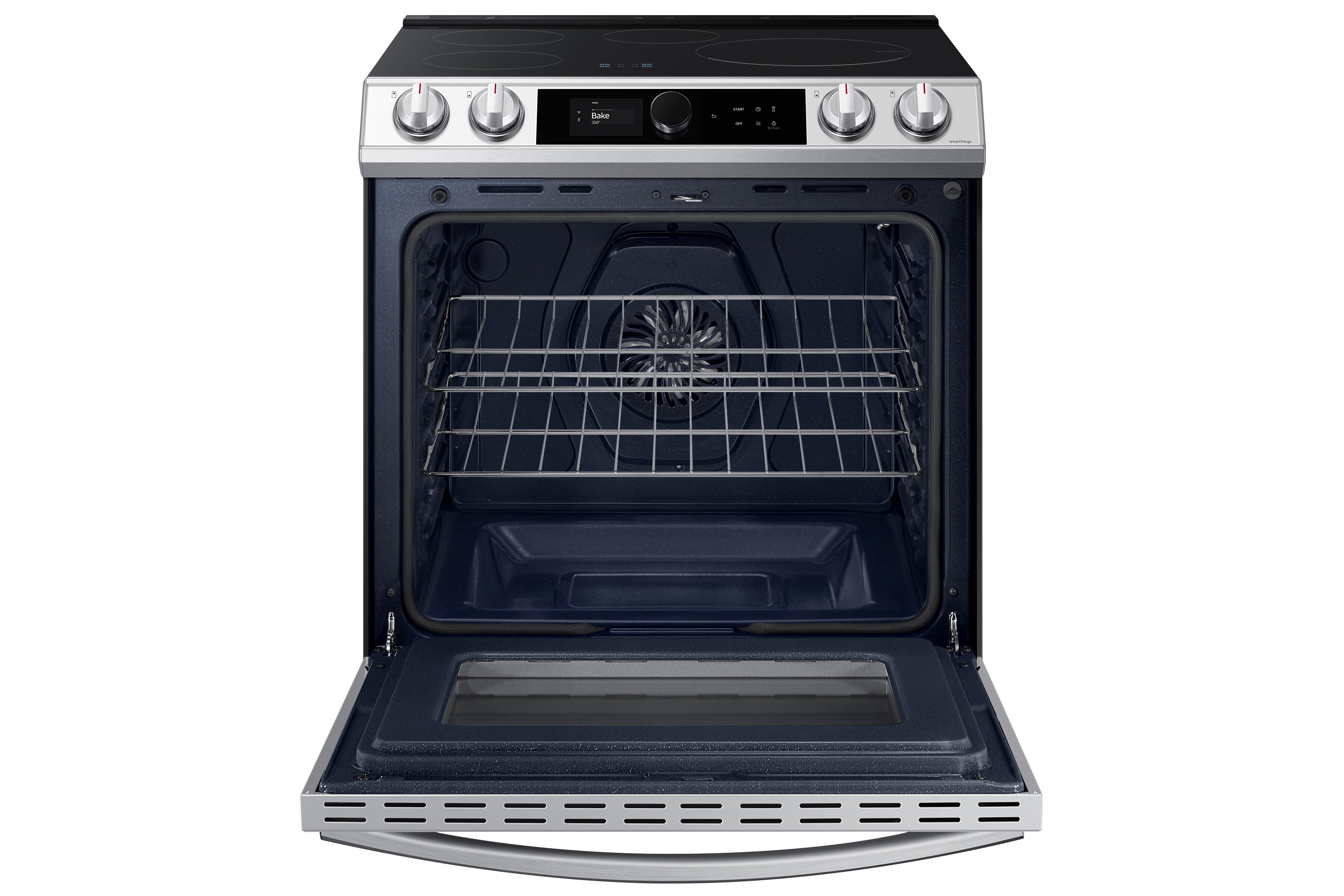 Samsung - Bespoke 6.3 cu. ft  Induction Range in White - NE63BB891112AC