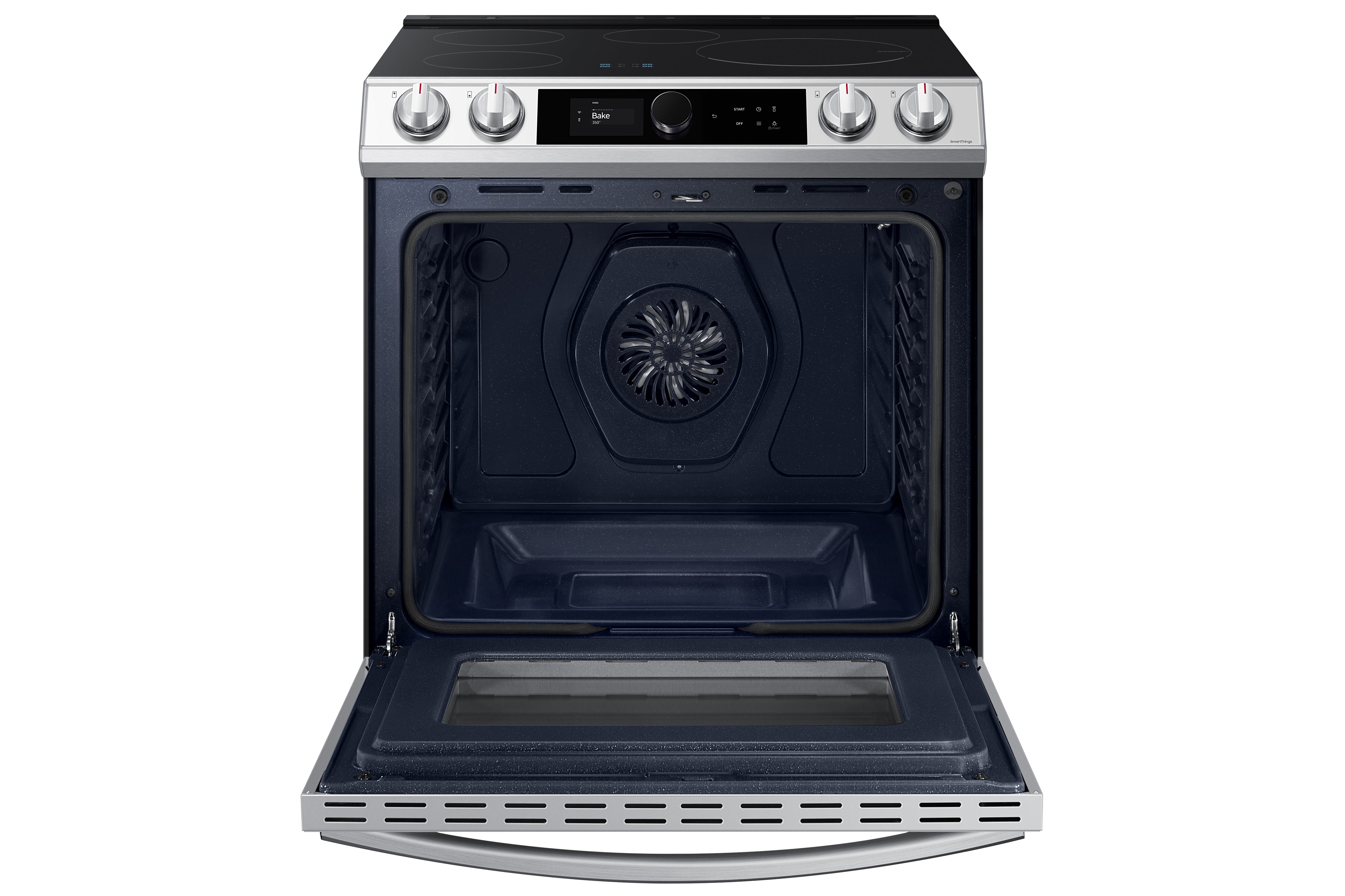 Samsung - Bespoke 6.3 cu. ft  Induction Range in White - NE63BB891112AC