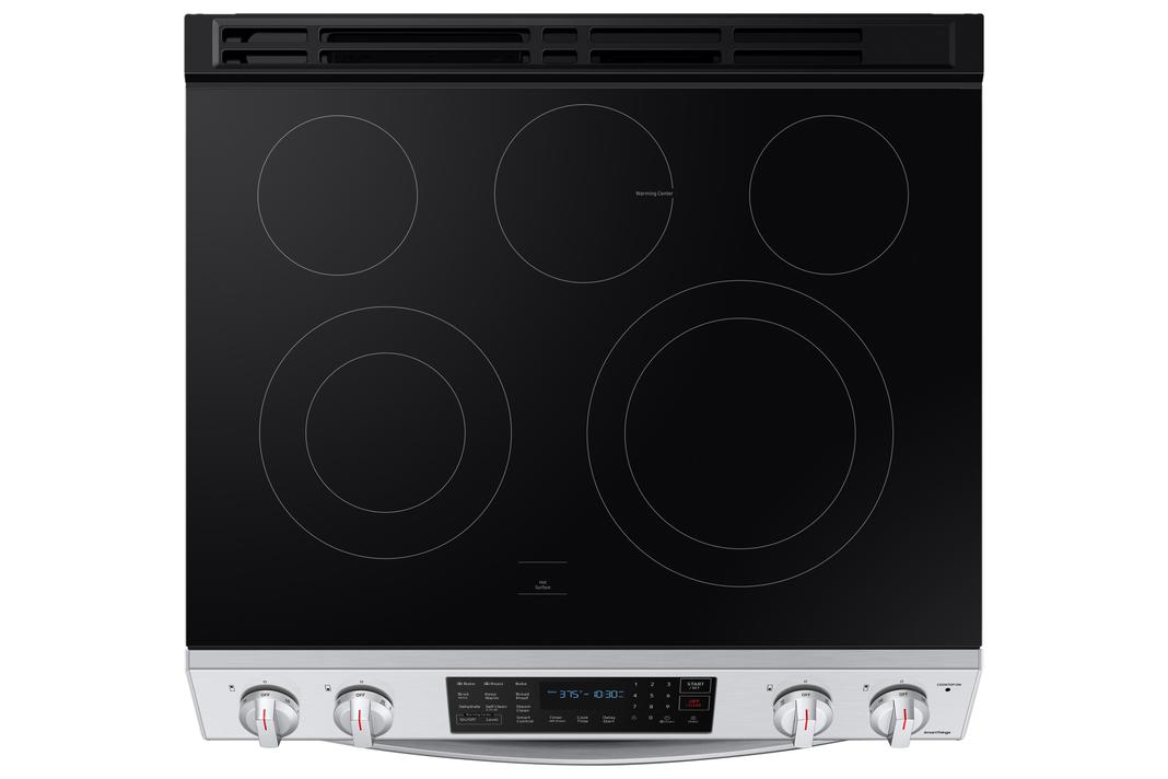 Samsung - 6.3 cu. ft  Electric Range in Stainless - NE63T8311SS
