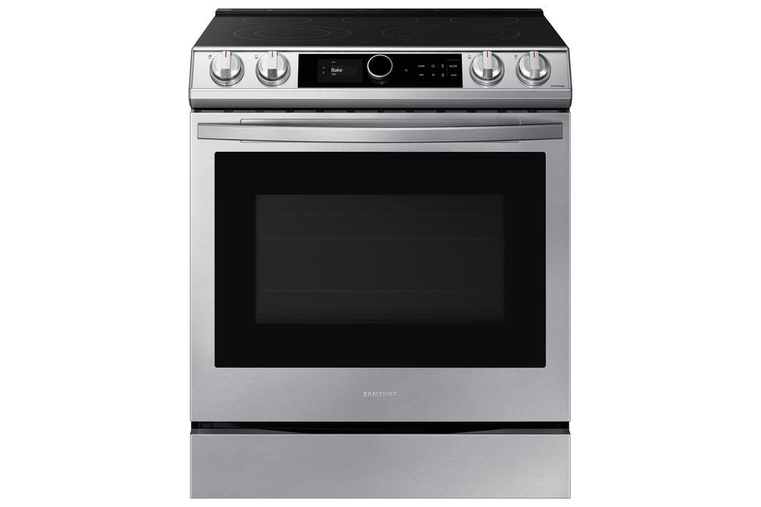 Samsung - Bespoke 6.3 cu. ft  Electric Range in Stainless - NE63T8711SS