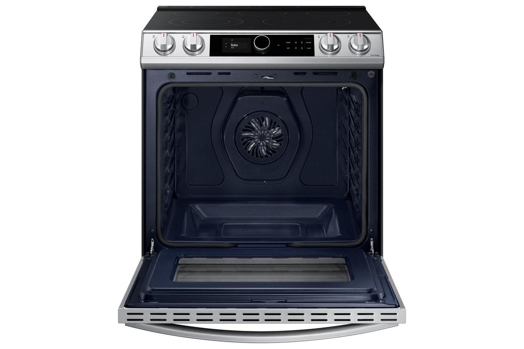 Samsung - Bespoke 6.3 cu. ft  Electric Range in Stainless - NE63T8711SS