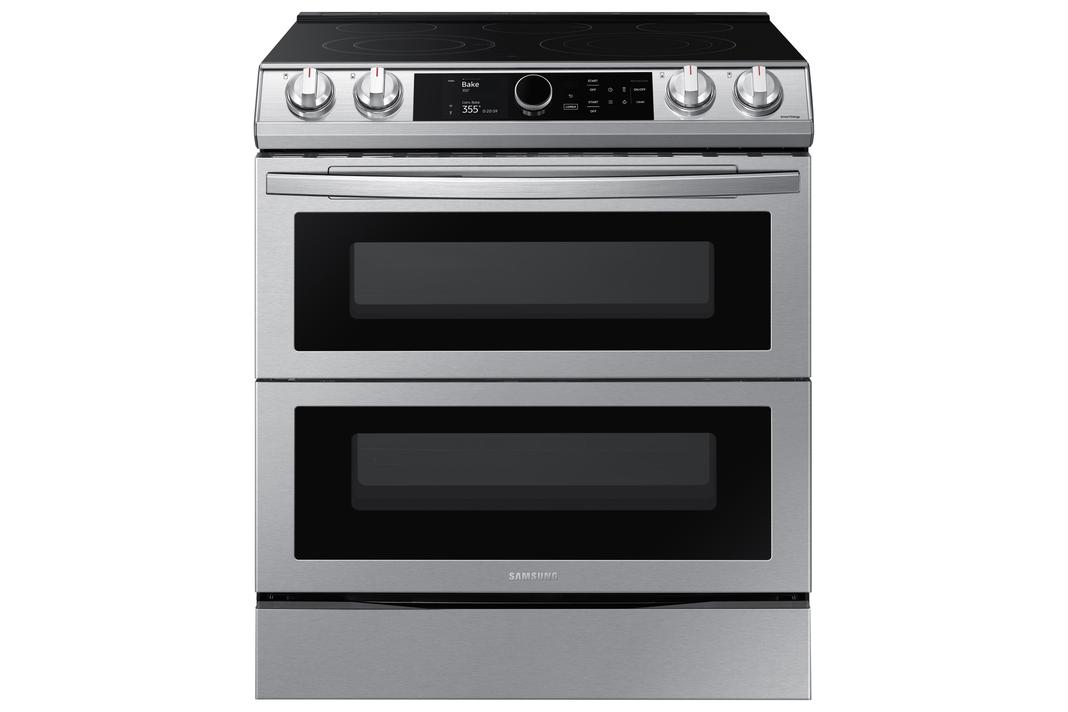 Samsung - 6.3 cu. ft  Electric Range in Stainless - NE63T8751SS