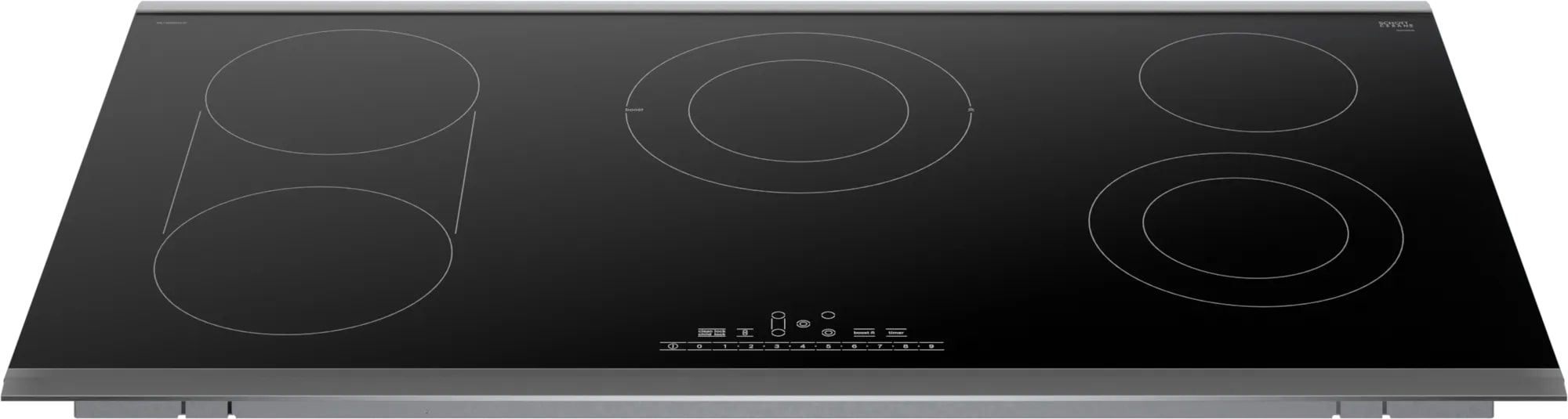 Bosch - 37 inch wide Electric Cooktop in Black - NET8669SUC