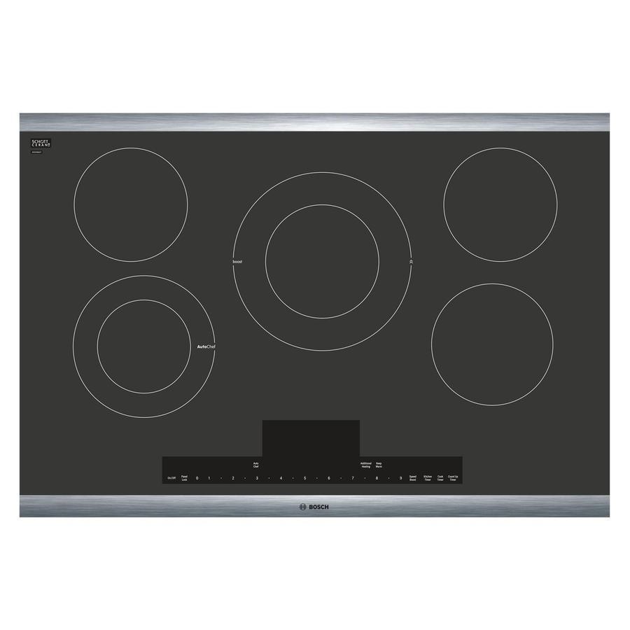 Bosch - 31 inch wide Electric Cooktop in Black - NETP068SUC