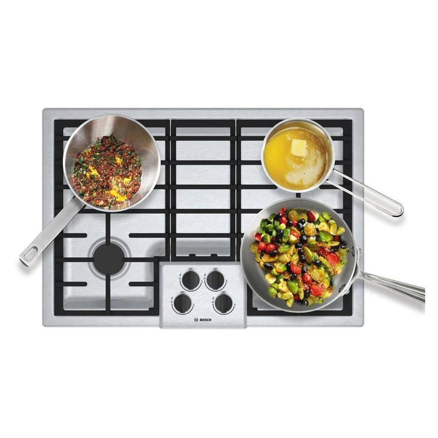 Bosch - 31 inch wide Gas Cooktop in Stainless - NGM5056UC