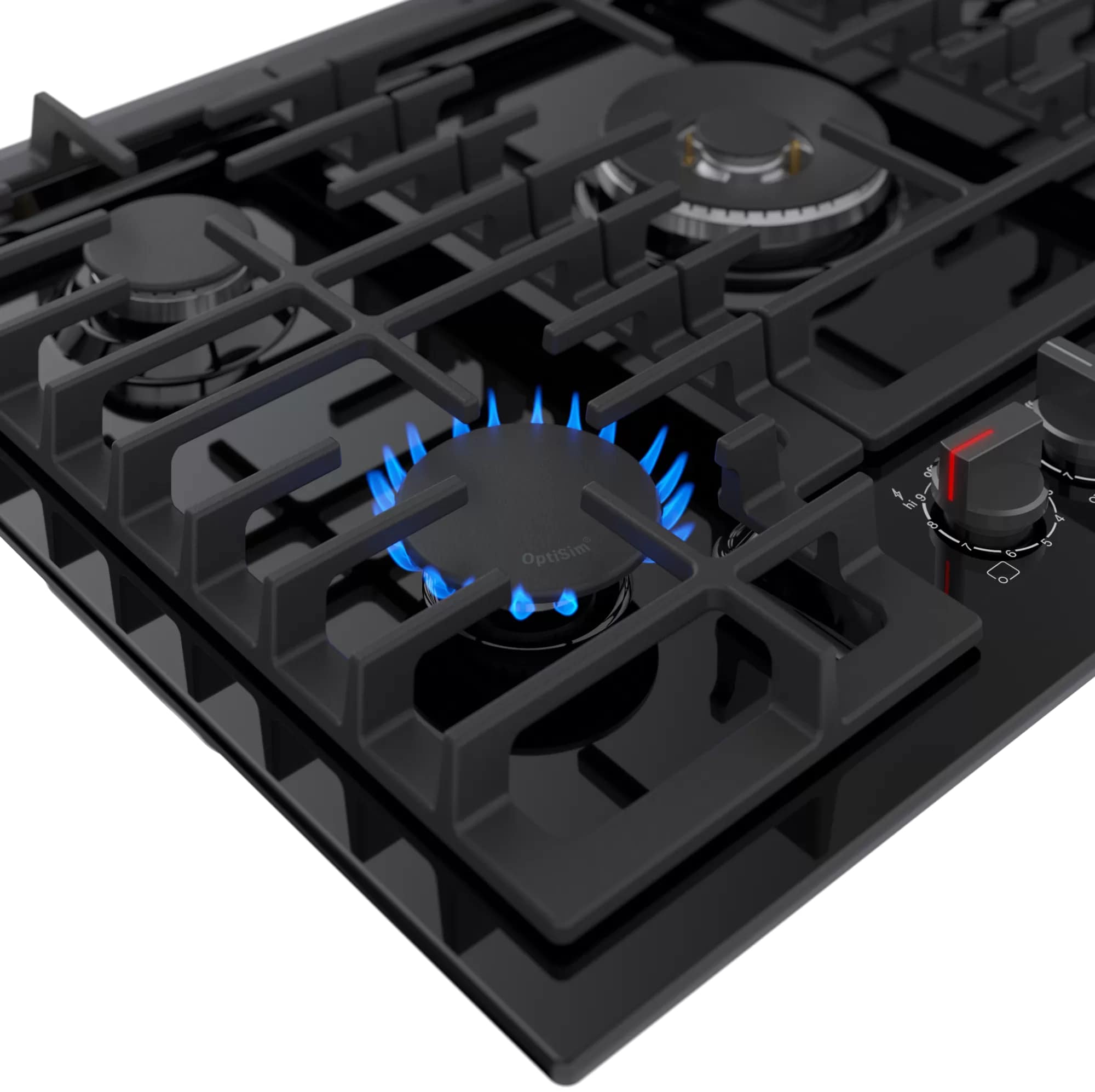 Bosch - 31 inch wide Gas Cooktop in Black - NGM8048UC