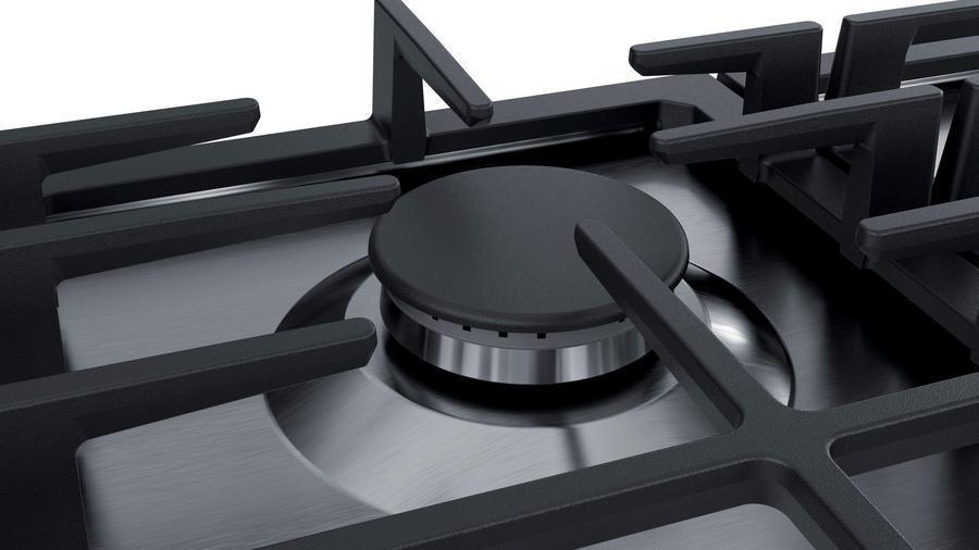 Bosch - 36 inch wide Gas Cooktop in Stainless - NGM8657UC