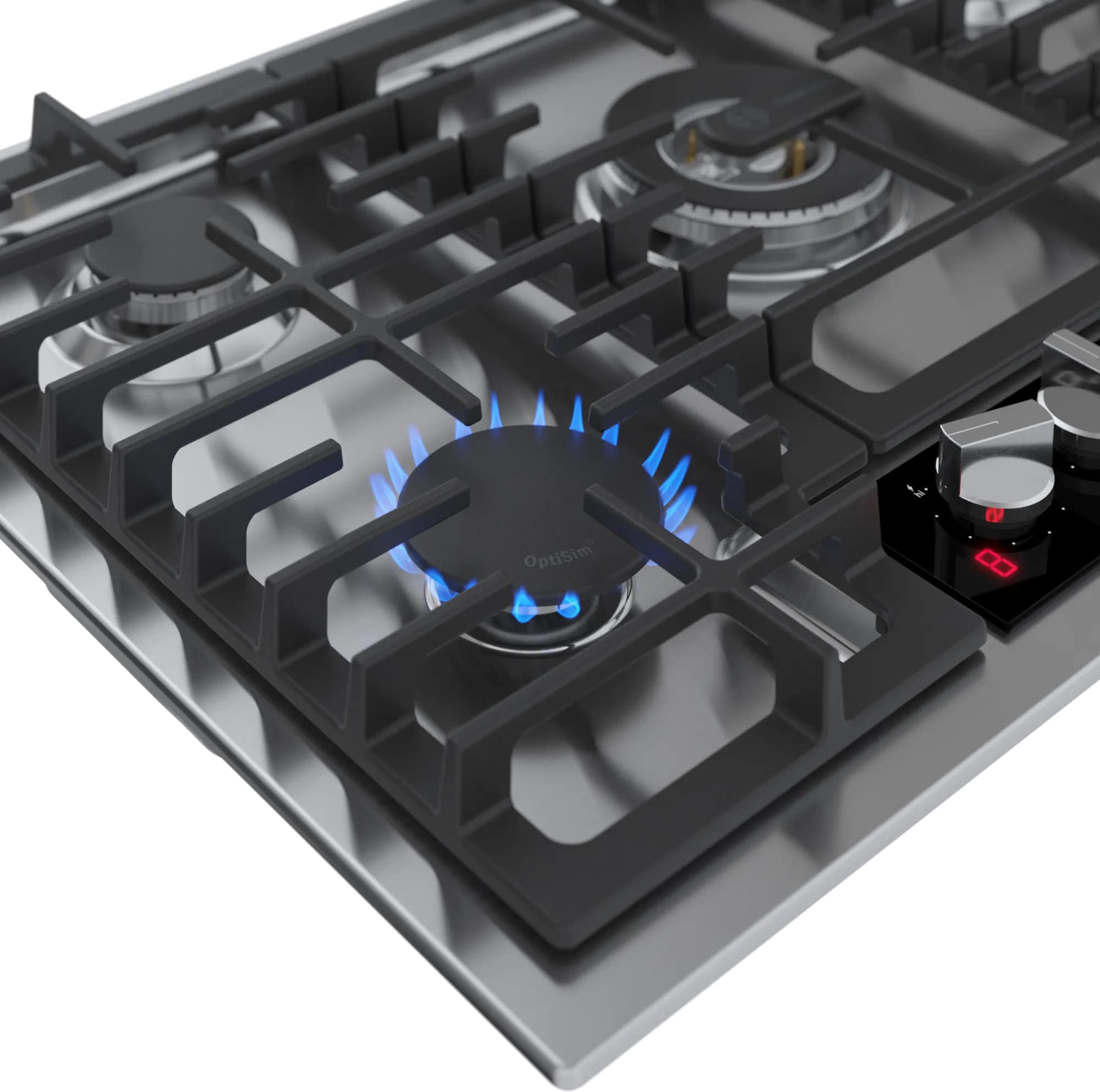 Bosch - 31 inch wide Gas Cooktop in Stainless - NGMP058UC