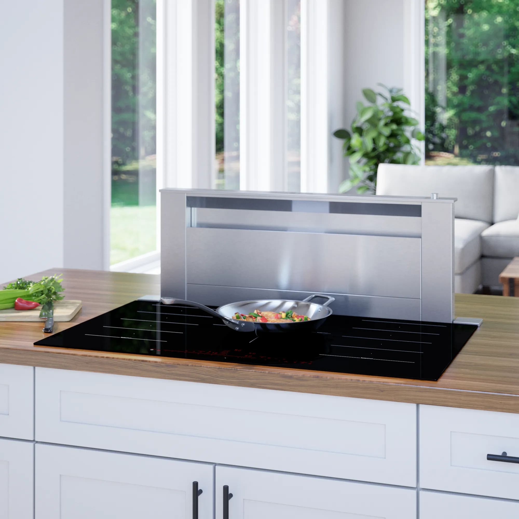 Bosch - 37 Inch Induction Cooktop in Black - NITP660UC