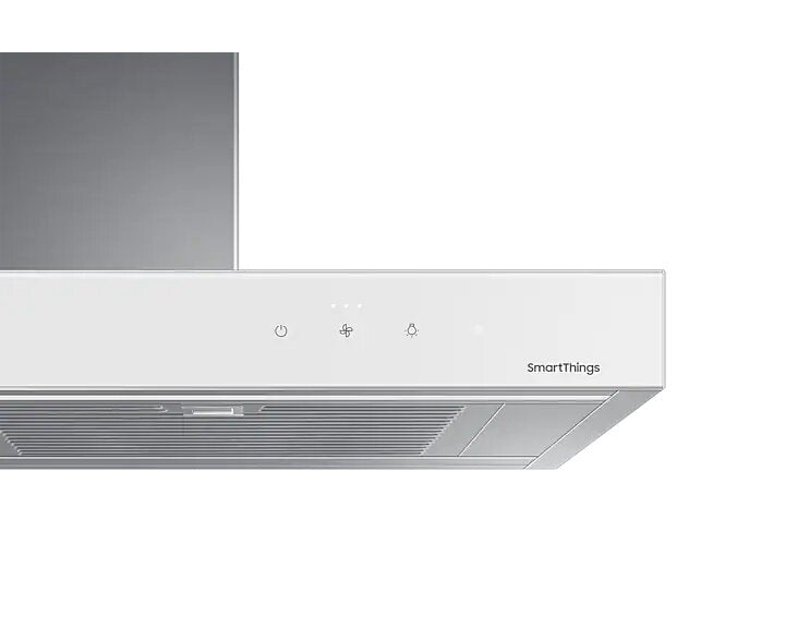 Samsung - 30 Inch 390 CFM Wall Mount and Chimney Range Vent in White - NK30CB600W12AA