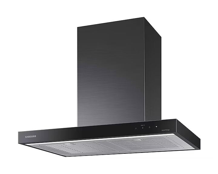 Samsung - 30 Inch 390 CFM Wall Mount and Chimney Range Vent in Black - NK30CB600W33AA