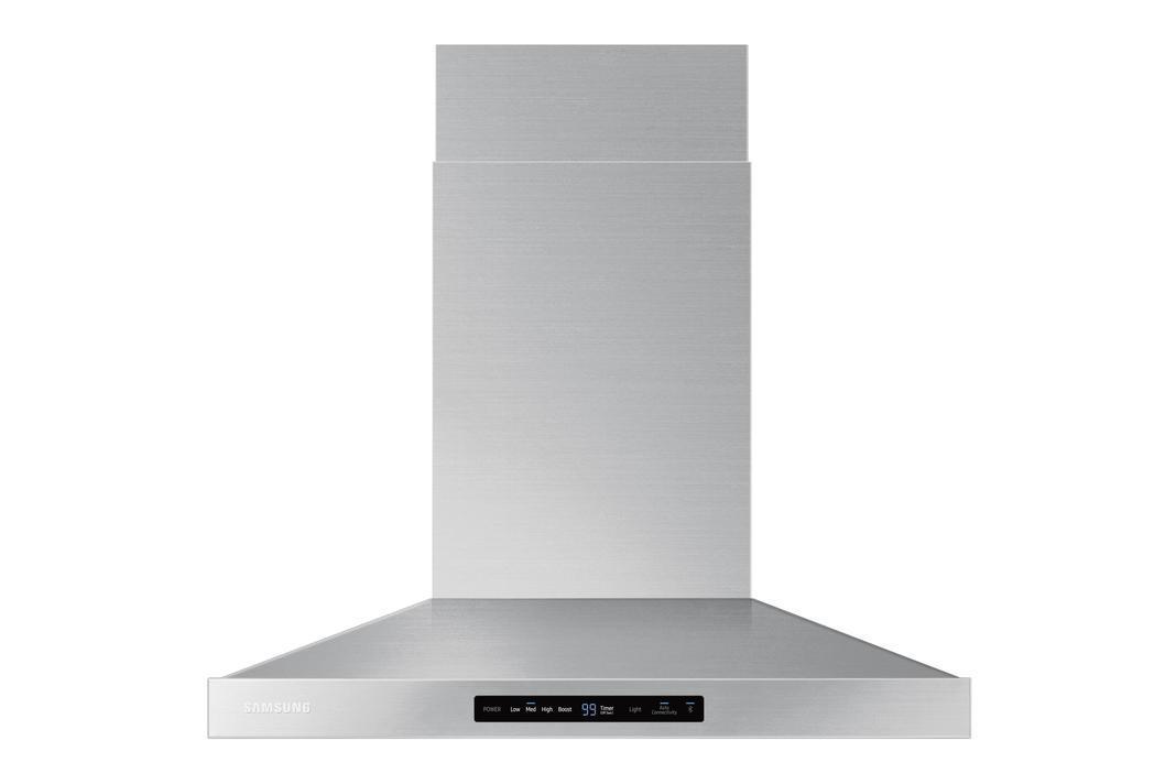 Samsung - 30 Inch 600 CFM Wall Mount and Chimney Range Vent in Stainless - NK30K7000WS