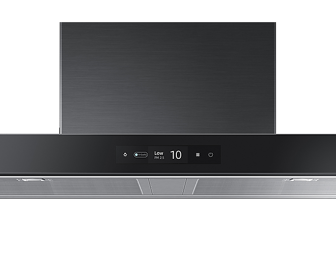 Samsung - 36 Inch 390 CFM Wall Mount and Chimney Range Vent in Black Stainless - NK36CB700W33AA
