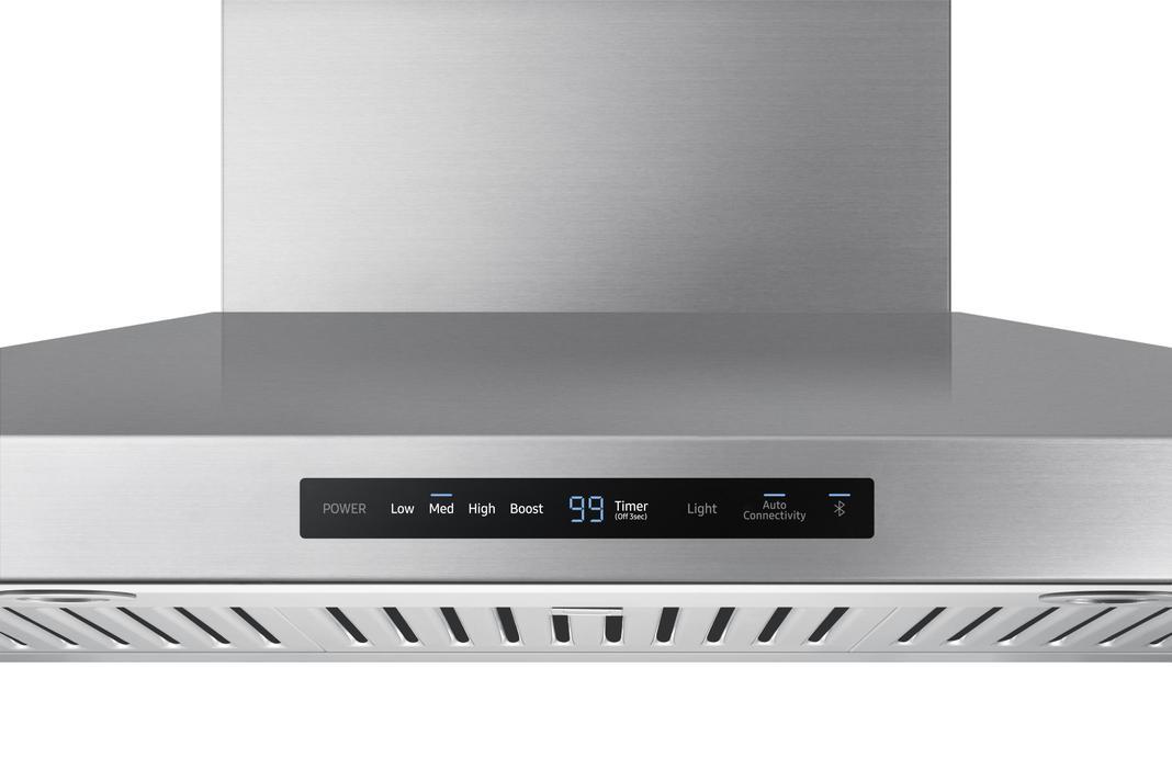Samsung - 36 Inch 600 CFM Wall Mount and Chimney Range Vent in Stainless - NK36K7000WS