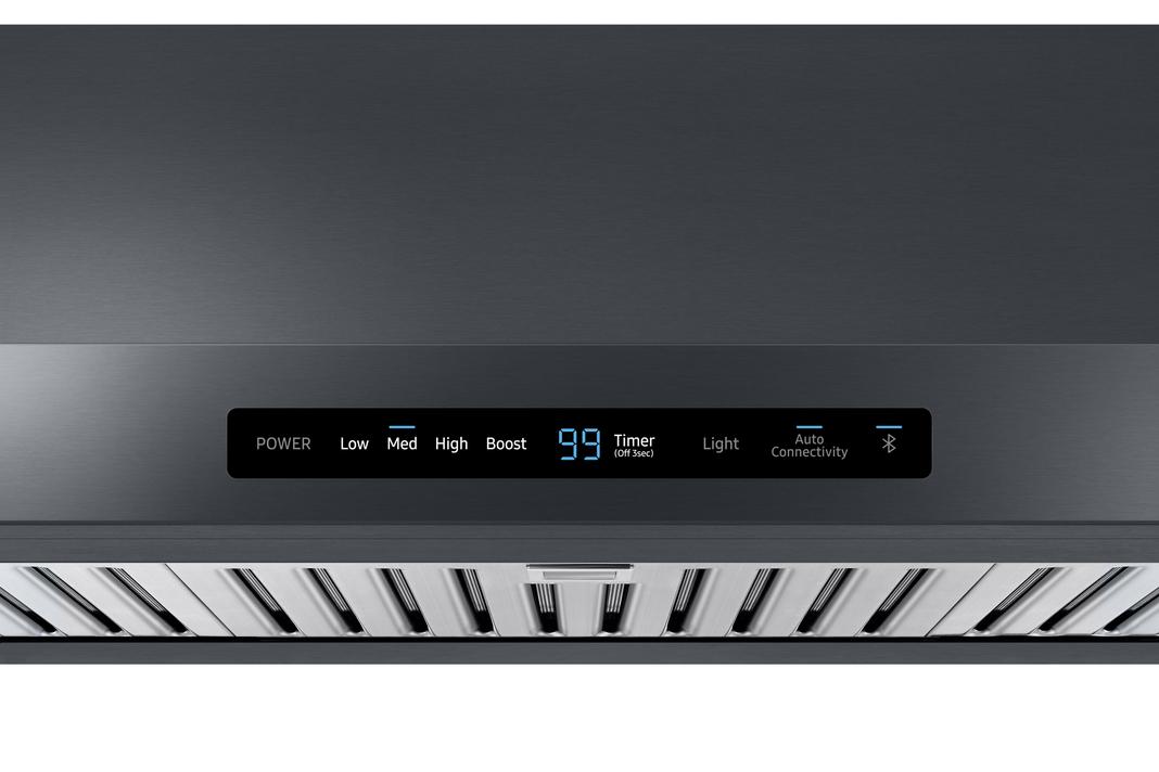 Samsung - 36 Inch 600 CFM Under Cabinet Range Vent in Black Stainless - NK36N7000UG