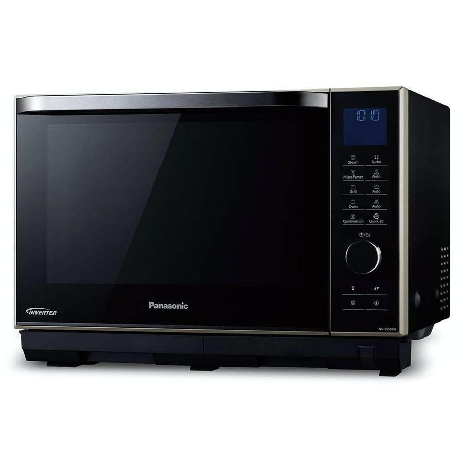 Panasonic - 1 cu. Ft  Counter top Microwave in Black - NNDS58HB