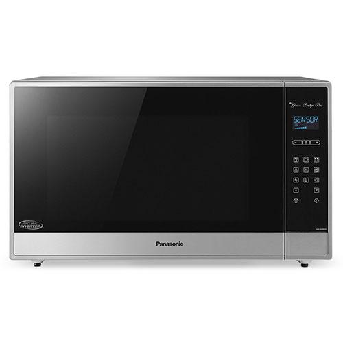 Panasonic - 2.2 cu. Ft  Counter top Microwave in Stainless steel - NNSE996S