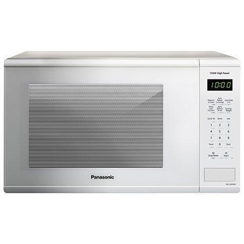 Panasonic - 1.3 cu. Ft  Counter top Microwave in White - NNSG656W
