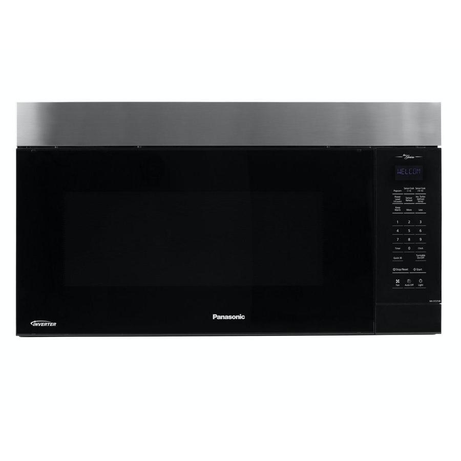 Panasonic - 2 cu. Ft  Counter top Microwave in Black (Open Box) - NNST27HB