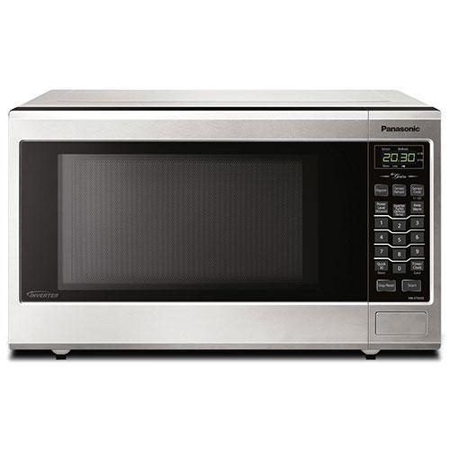 Panasonic - 1.2 cu. Ft  Counter top Microwave in Stainless steel - NNST663SC