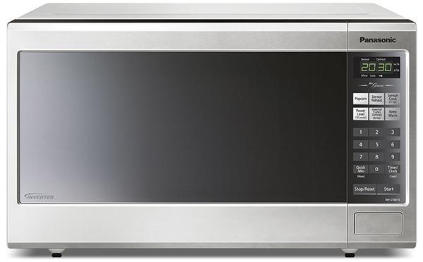 Panasonic - 1.2 cu. Ft  Counter top Microwave in Stainless steel - NNST681SC