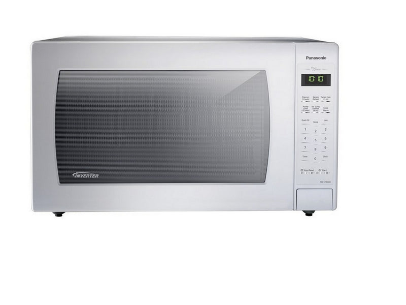 Panasonic - 2.2 cu. Ft  Counter top Microwave in White - NNST966W